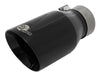 AFE 49T30454-B092 orce-Xp Univ 304 SS Double-Wall Clamp-On Exhaust Tip - Black