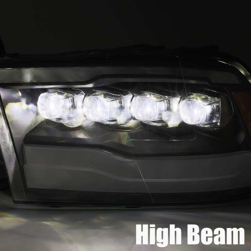 AlphaRex 880591 fits Dodge 09-18 Ram 1500HD NOVA LED Projector Headlights Plank