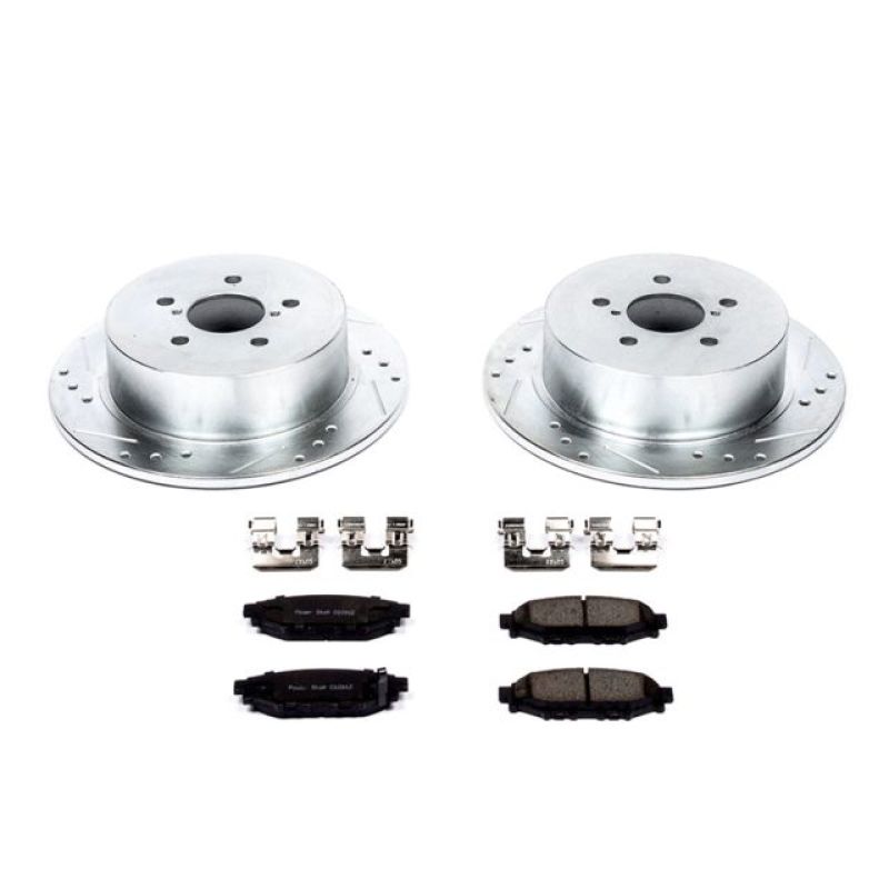 PowerStop K4632 fits Subaru 05-09 Legacy Rear Z23 Evolution Sport Brake Kit
