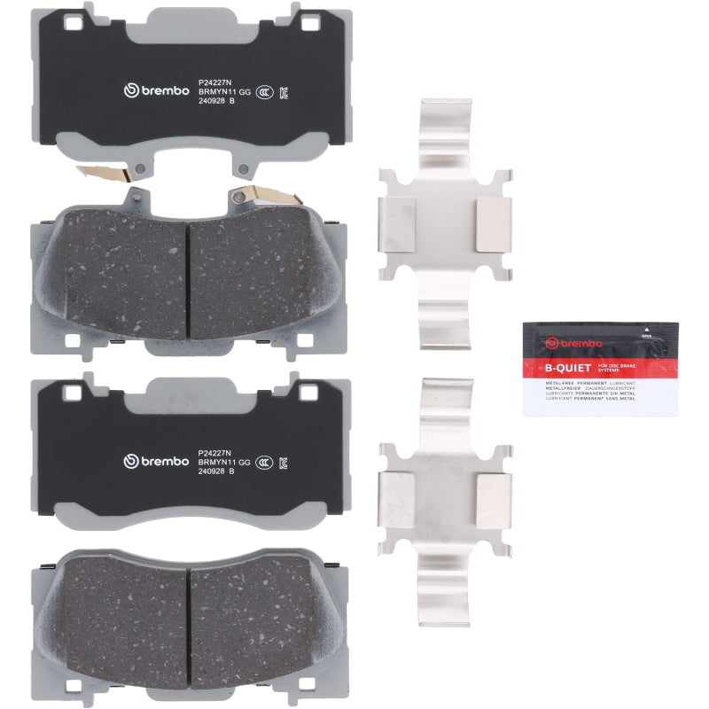 Brembo OE P24227N Brembo 15-22 fits Ford Mustang Front NAO Brake Pad