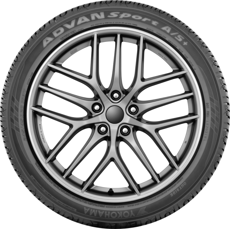Yokohama 110140653 Advan Sport A/S+ Tire - 245/45R19 102Y