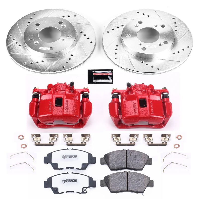 PowerStop KC6317 26 fits Acura ILX Front Z26 Street Warrior Brake Kit w/Calipers