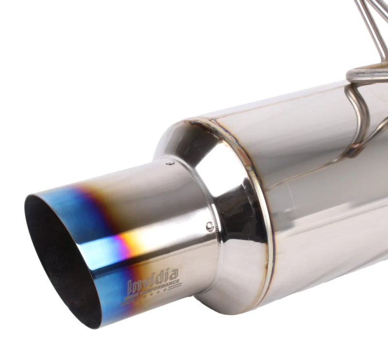 Invidia HS22SW4GTT 2022+ fits Subaru WRX Single N1 Titanium Burnt Tip Cat-back E