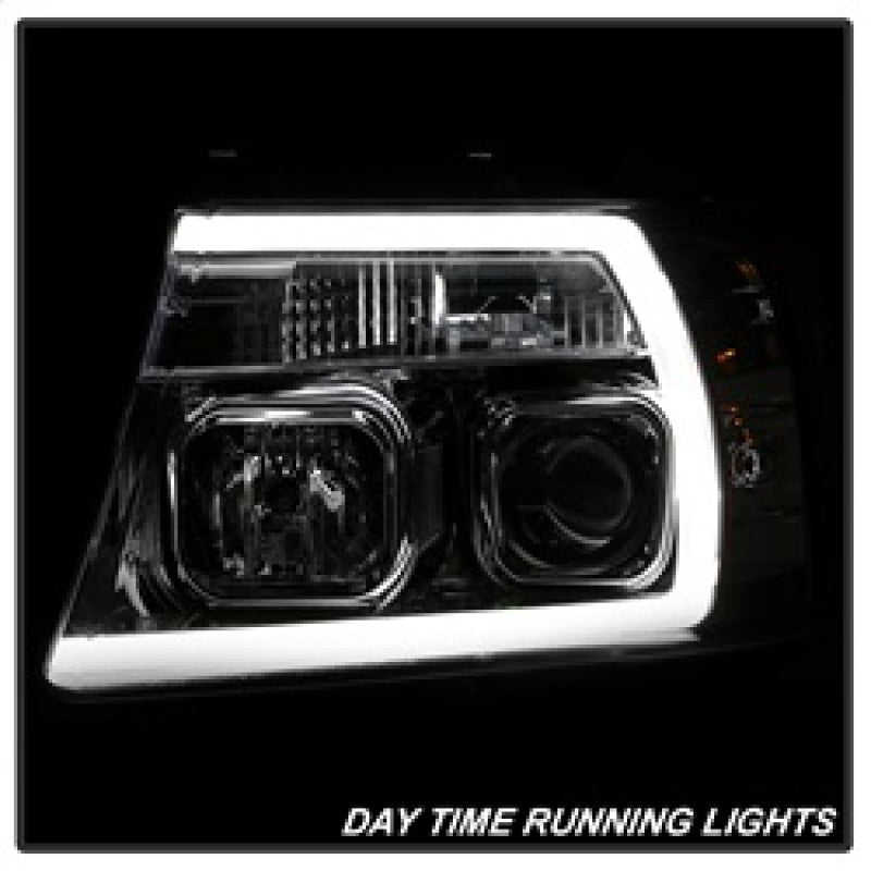 Spyder 5084637 fits Ford 04-08 F-150 Light Bar Projector Headlights - Chrome (P