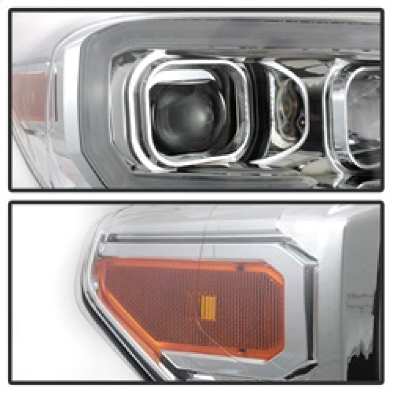 xTune 9039263 fits Toyota Tacoma 16-18 DRL Light Bar Projector Headlights - Chr