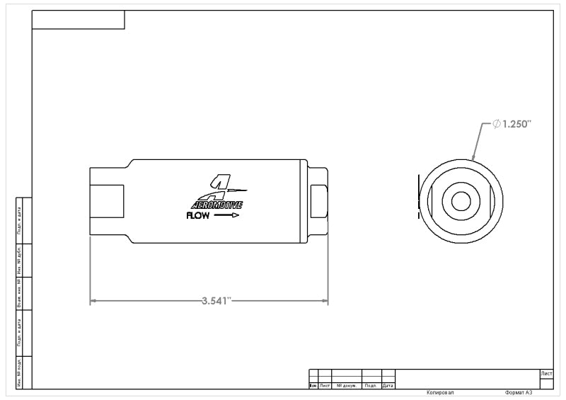 Aeromotive 12616 Replacement 100 Micron SS Element (for 12316 Filter Assemby)