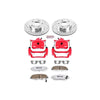 PowerStop KC2384 fits Honda Civic Front Z26 Street Warrior Brake Kit w/Calipers