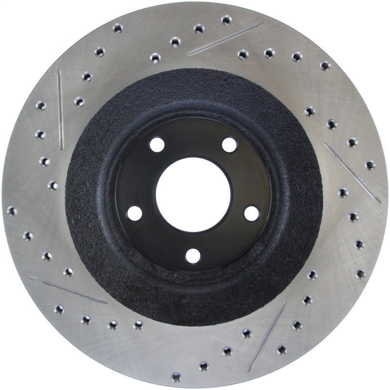 Stoptech 127.63072L Slotted & Drilled Sport Brake Rotor