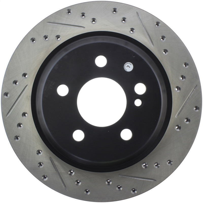 Stoptech 127.35063L Slotted & Drilled Sport Brake Rotor