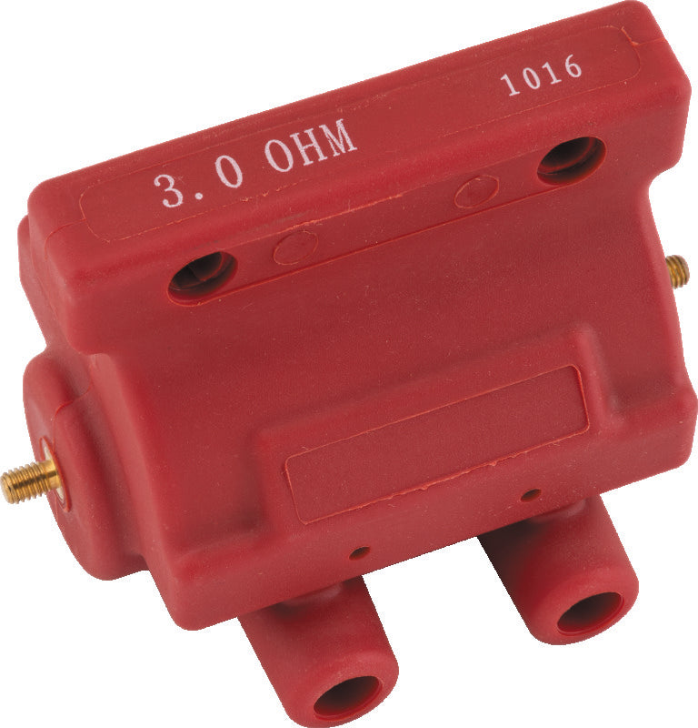 Twin Power 210070 fits 85-03 Big Twin and XL Ignition Coil Red Replaces H-D 316