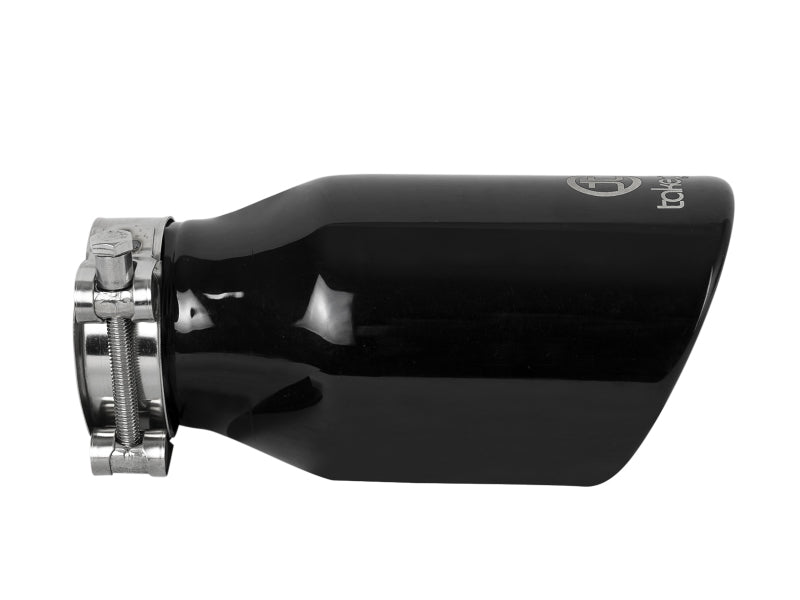 AFE 49T25404-B08 304 Stainless Steel Clamp-On Exhaust Tip 2.5in.Inlet / 4in Ou