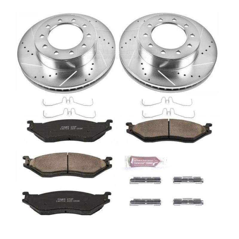 Power Stop K5964 05-16 fits Ford F-550 Super Duty Front Z23 Evolution Brake Kit