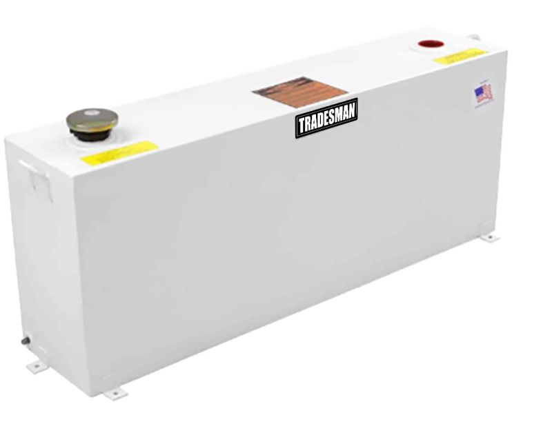 Tradesman 83737 Steel Full-Mid Size Vertical Liquid Storage Tank - White