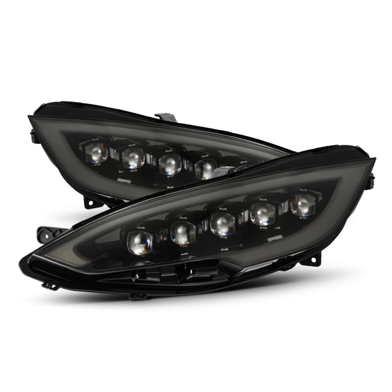 AlphaRex 880878 12-21 fits Tesla Model S NOVA LED Proj Headlights Alpha-Black