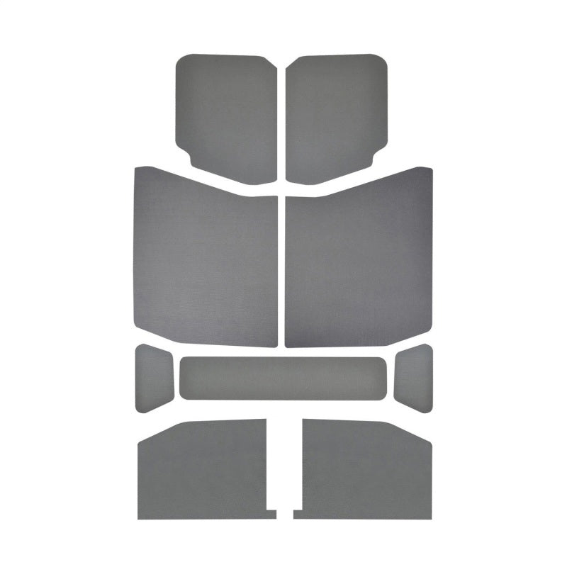 DEI 50171 fits Jeep 18-23 Wrangler JL 4-Door Boom Mat Headliner - 9 Piece - Gra