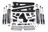 Zone Offroad ZONF127N 23-24 fits Ford F250/F350 4WD 7in Radius Arm Susp. Lift Ki