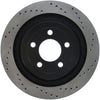 Stoptech 128.61109L Cross Drilled Sport Brake Rotor - 2015 Ford Mustang - Rear Left
