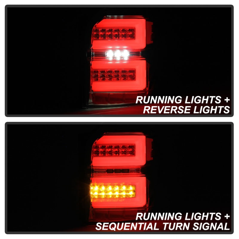 Spyder 5087805 fits Toyota 10-14 4Runner LED Tail Lights - Sequential Turn Sign