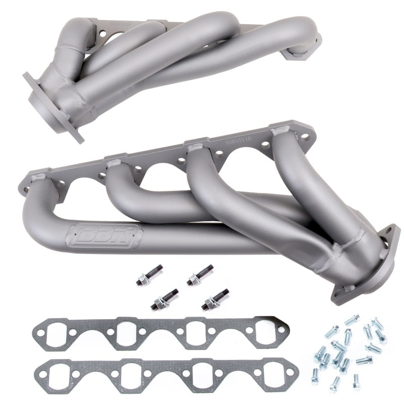 BBK 1511 Mustang 351 Swap Shorty Unequal Length Exhaust Headers - 1-5/8 Titaniu