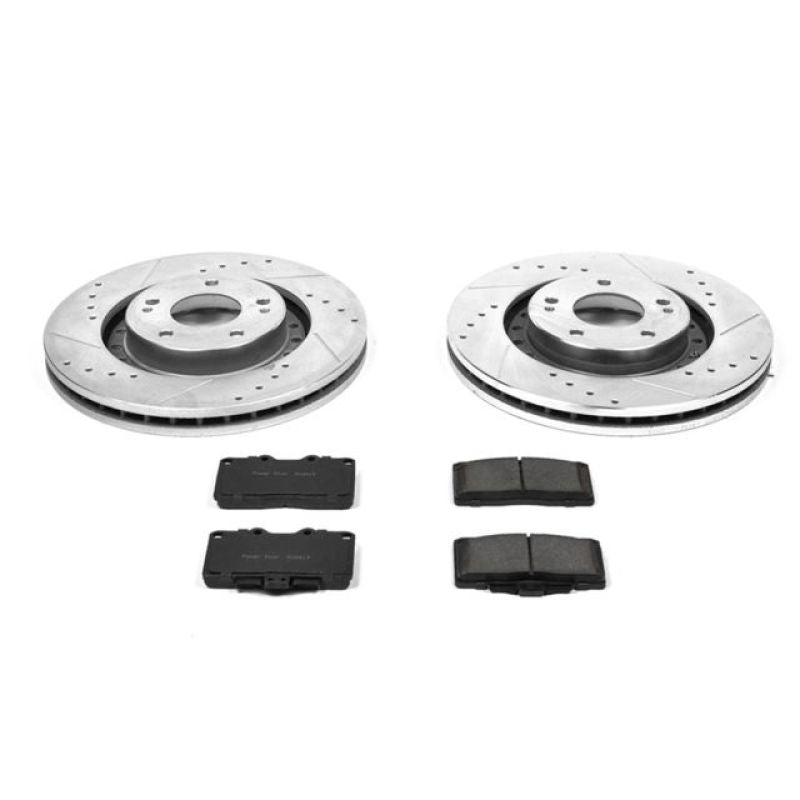 PowerStop K1222 fits Dodge 94-96 Stealth Front Z23 Evolution Sport Brake Kit