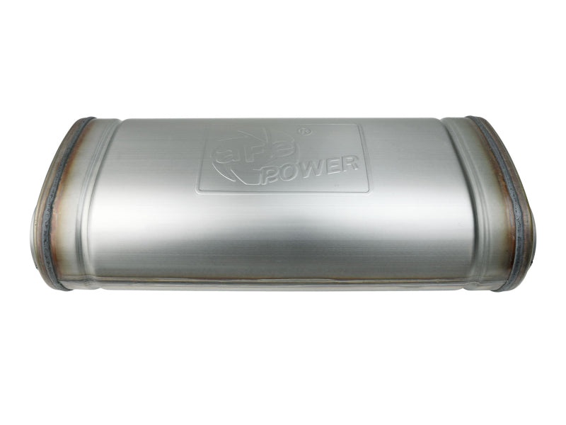 AFE 49M00055 orce-Xp 409 SS Muffler 3in Dual Inlet/Dual Outlet 5in H x 8in W x