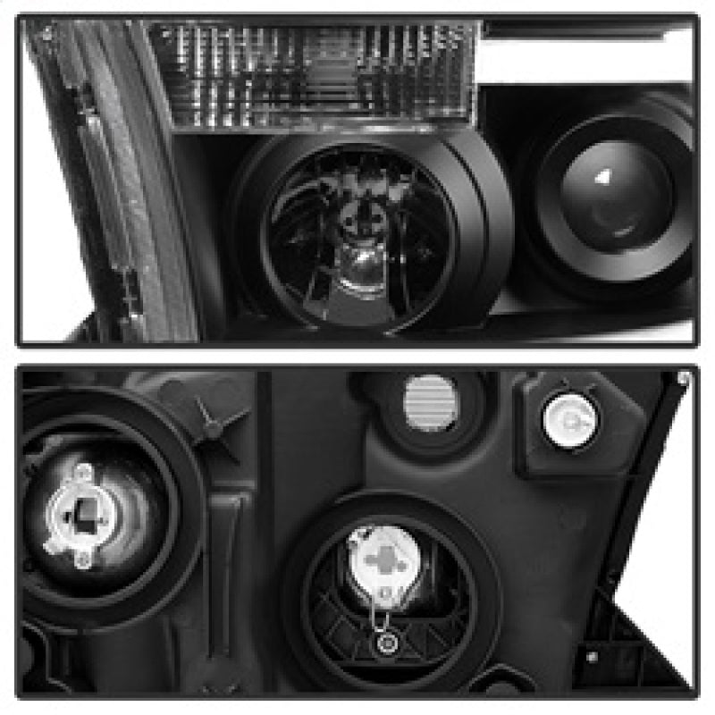 SPYDER 9027888 xTune fits Toyota Tundra LED Light Bar Projector Headlights Black