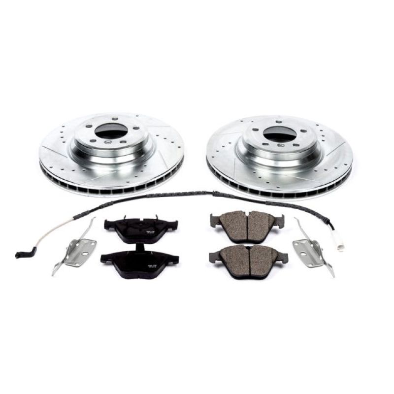 PowerStop K3015 2009 fits BMW 335i xDrive Front Z23 Evolution Sport Brake Kit