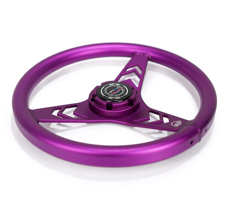 NRG RST-070-PP RST-070-PP Aluminum Steering Wheel 330mm - Arow Cutout -