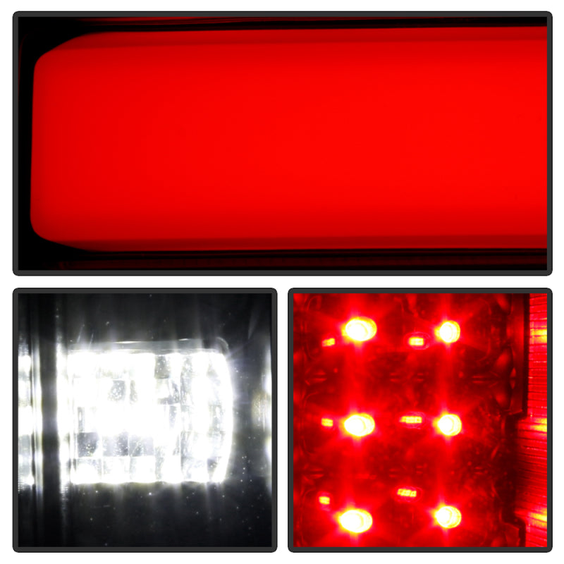 Spyder 5088550 18-20 fits Ford F150 w/ Rear Blind Spot LED Tail Lights - Black