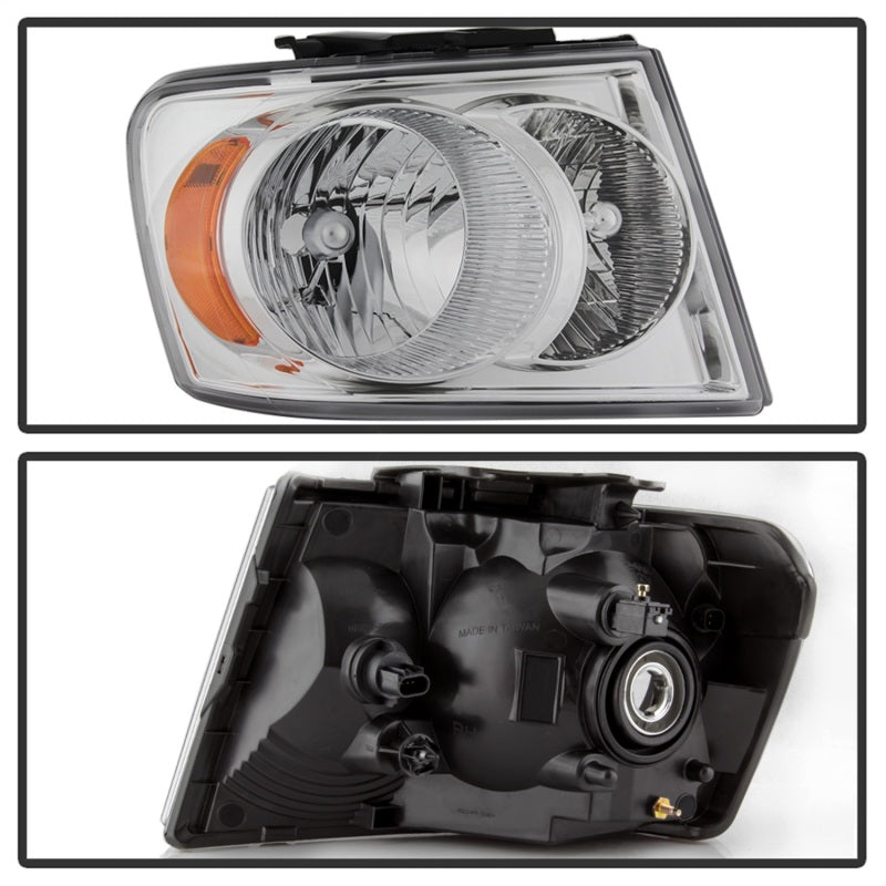 xTune 9042584 07-09 fits Dodge Durango OEM Style Headlights - Chrome (HD-JH-DDU