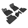 3D MAXpider 24-26 BMW 5 Series Kagu 1st & 2nd Row Floormat - Black