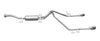 Gibson 65586 fits Chevrolet 15-22 Colorado LT 2.5L 2.25in Cat-Back Dual Split E