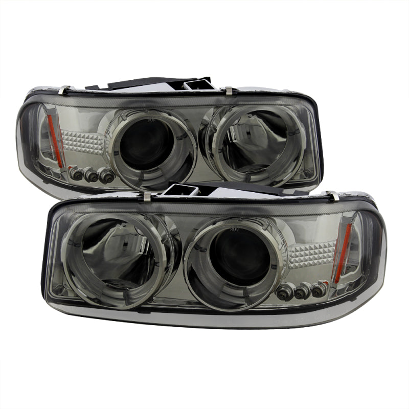 Spyder 5009371 fits GMC 99-06 Sierra 1500/2500/3500 Projector Headlights LED Ha