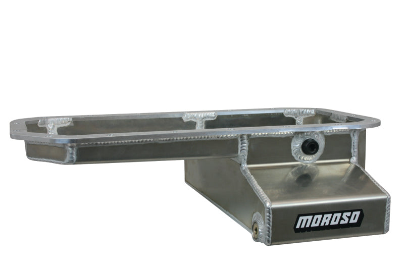 Moroso 20936 fits Toyota 2RZFE/3RZFE Kicked Out Wet Sump 5qt 5.5in Aluminum Oil