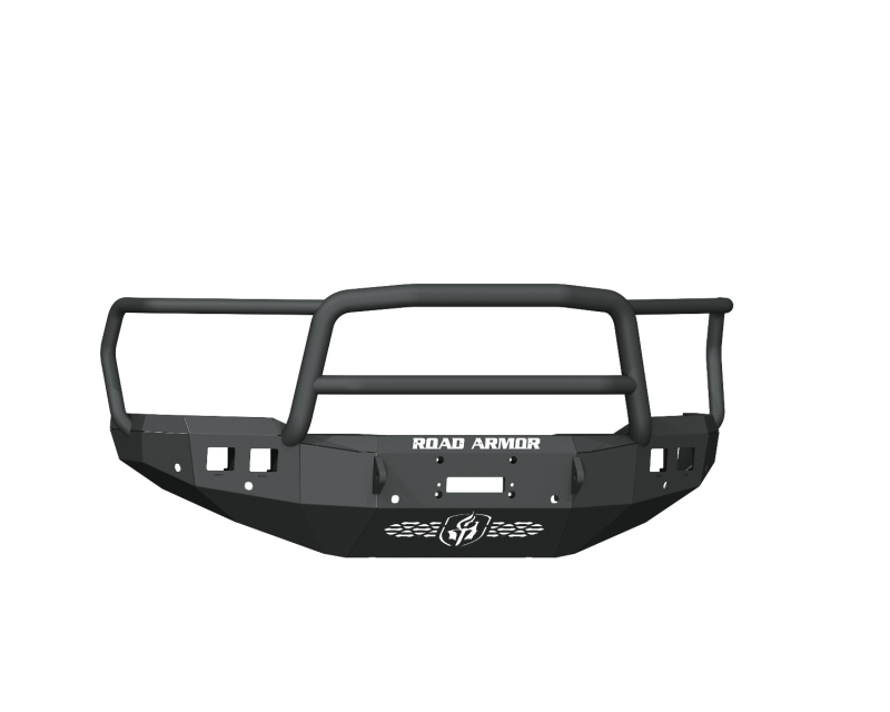 Road Armor 4192F5B 19-20 Ram 2500 Stealth Front Winch Bumper w/Lonestar Guard/6 Sensor Holes - Tex Blk