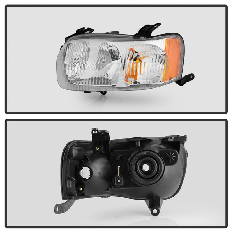 xTune 9042607 01-04 fits Ford Escape OEM Style Headlights - Chrome (HD-JH-FESCA