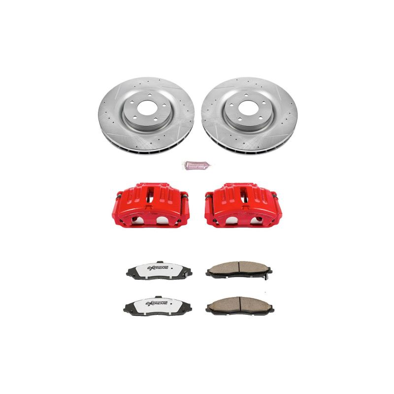 PowerStop fits Chevrolet Corvette Front Z26 Street Warrior Brake Kit w/Calipers