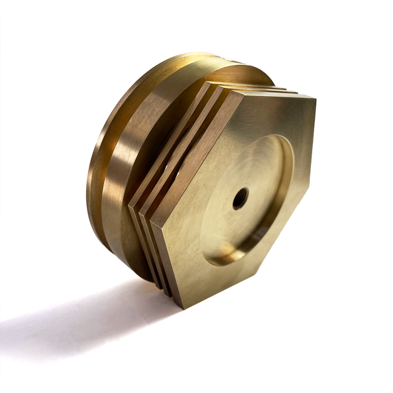 Ticon 903-75076-1001 Industries Tig Aesthetics 3in Universal Vband Heat Sink w/ Purge - Tellurium Copper