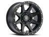 ICON 1818909060SB Rebound 18x9 6x5.5 25mm Offset 6in BS 95.1mm Bore Satin Black Wheel