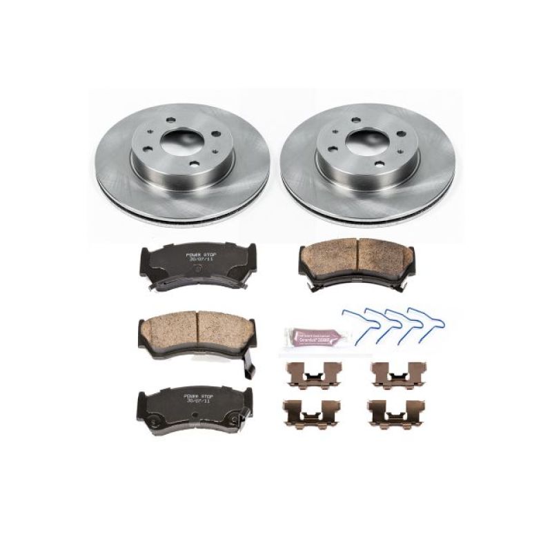 PowerStop KOE1172 fits Nissan 95-98 200SX Front Autospecialty Brake Kit