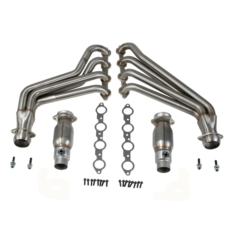 BBK 40215 Camaro LS3 L99 Long Tube Exhaust Headers With Converters - 1-3/4 304
