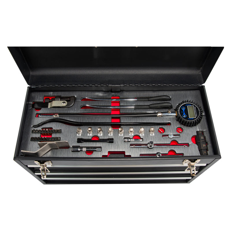 BikeMaster 510002 3 Drawer Tool Kit - 129 Piece Set