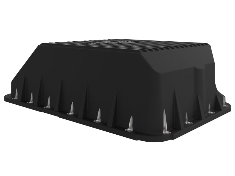 AFE 46-70122-1 ission Pan (Black); fits Ford Diesel Trucks 03-10 V8-6.0/6.4L (t