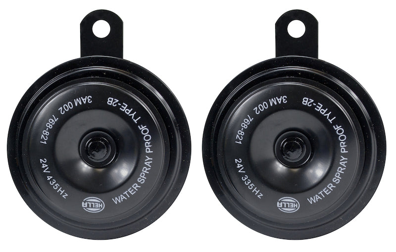 Hella 2768821 Horn Kit Bx Blk Disc 92Mm 24V Univ