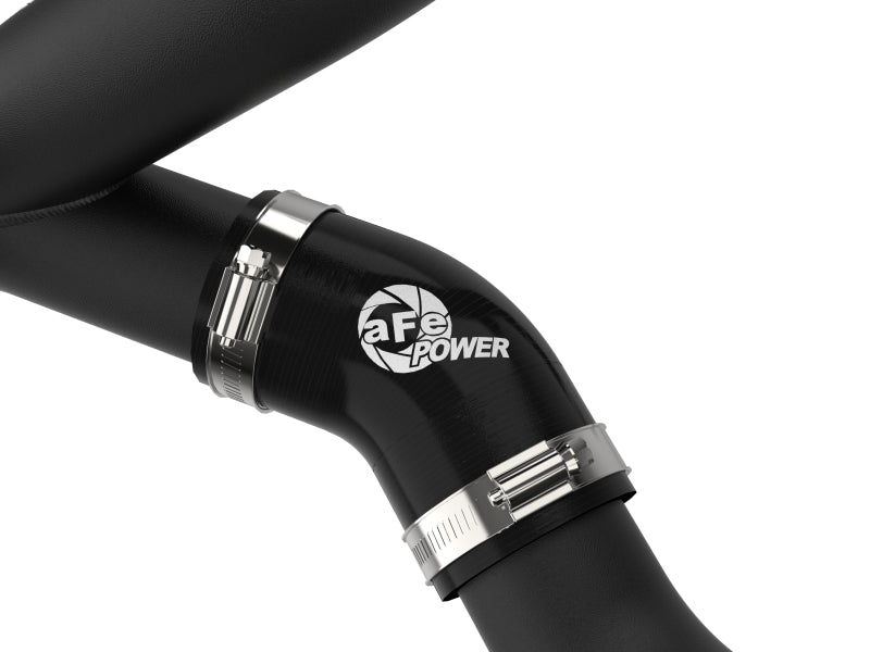 AFE 46-20658-B unner 2-1/4 IN Aluminum Hot Charge Pipe Black 20-23 fits Ford Ex
