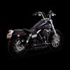 Vance and Hines Vance 47327 & Hines HD Dyna 12-17 Shortshots Staggered Black PC