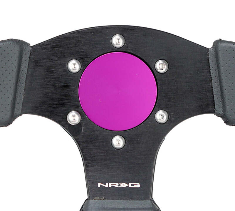 NRG STR-150PP Horn Delete Plate Flush Fitting - Purple