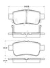 StopTech 308.1088 Street Touring fits Honda 06-13 Odyssey Rear Brake Pads