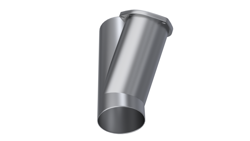 QTP 10400 4in Weld-On QTEC Exhaust Cutout Y-Pipe