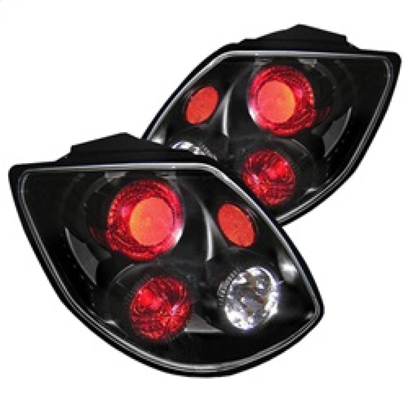 Spyder 5007599 fits Toyota 03-05 Matrix Euro Style Tail Lights Black ALT-YD-TMA